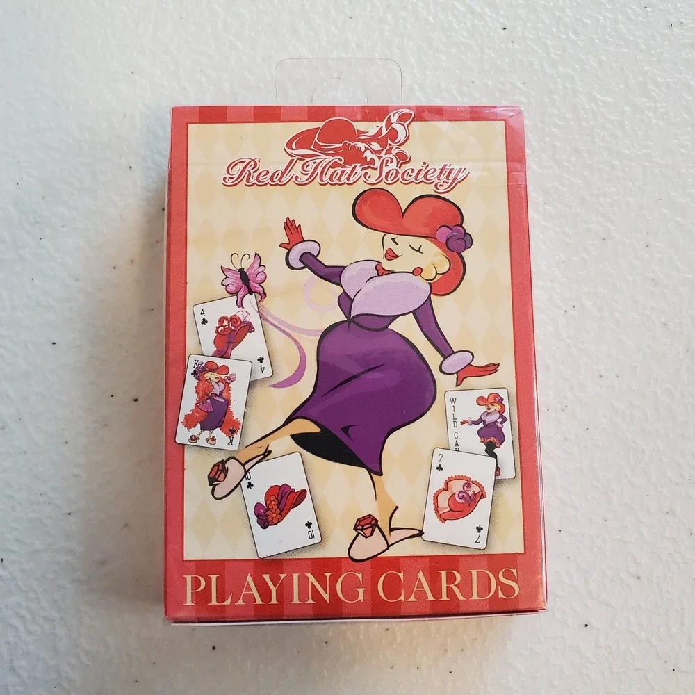 Bicycle Red Hat Society Playing Deck Novelty Cards NEW - SEALED‎